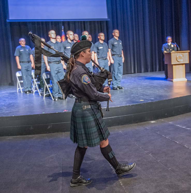 Graduation of Fire Academy Students