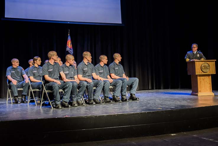 Graduation of Fire Academy Students