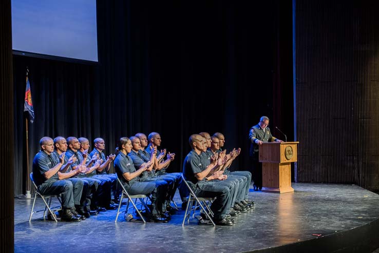 Graduation of Fire Academy Students