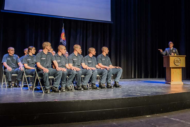 Graduation of Fire Academy Students