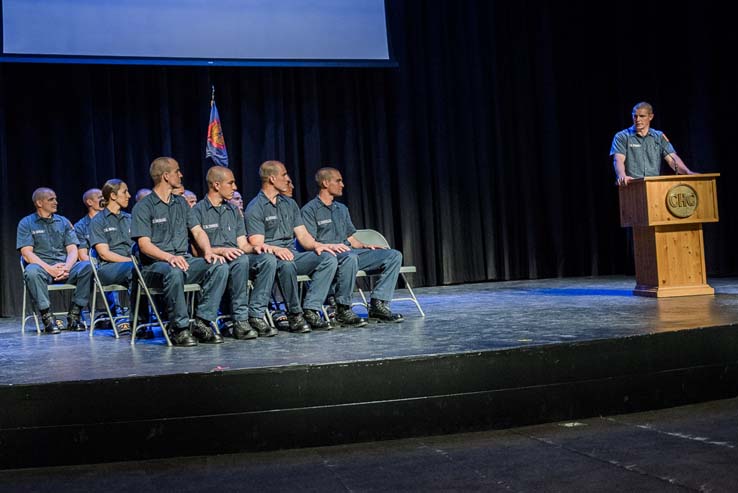 Graduation of Fire Academy Students