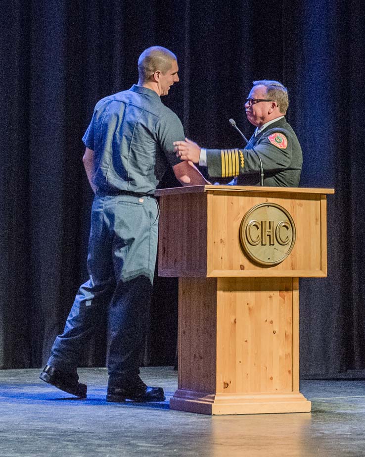 Graduation of Fire Academy Students