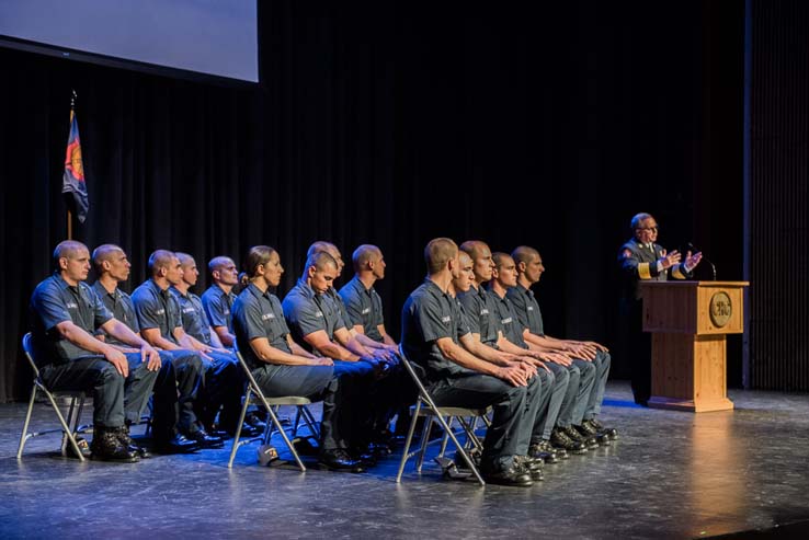 Graduation of Fire Academy Students