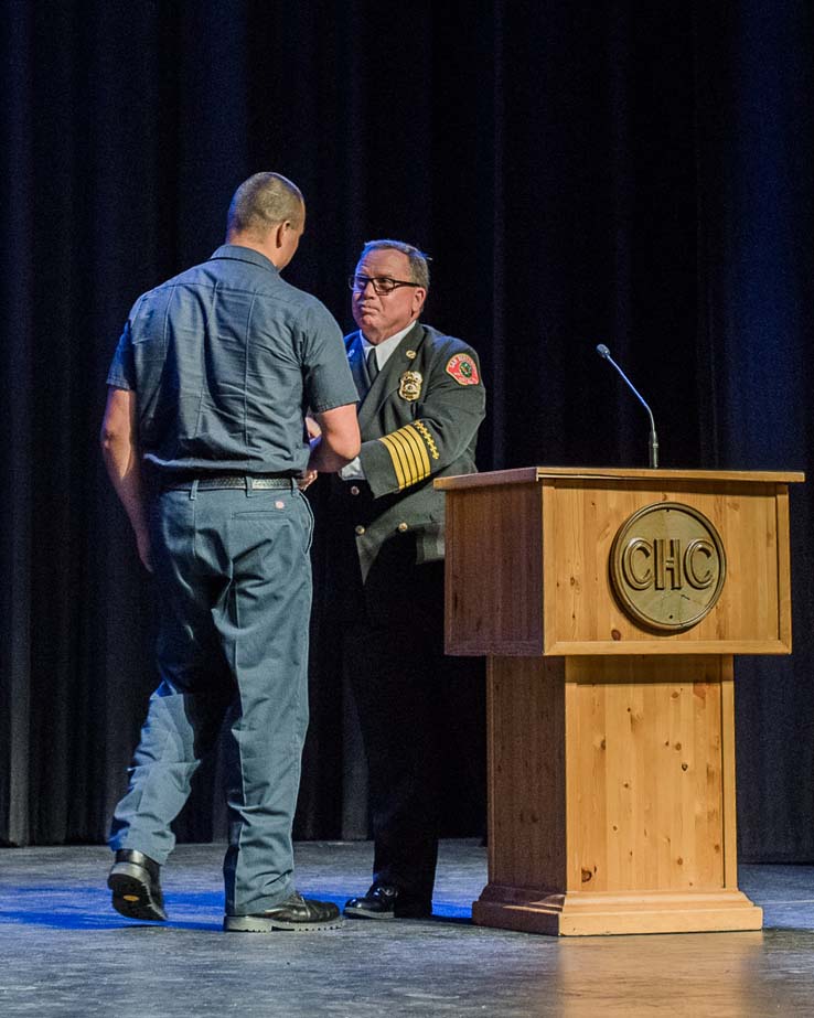 Graduation of Fire Academy Students