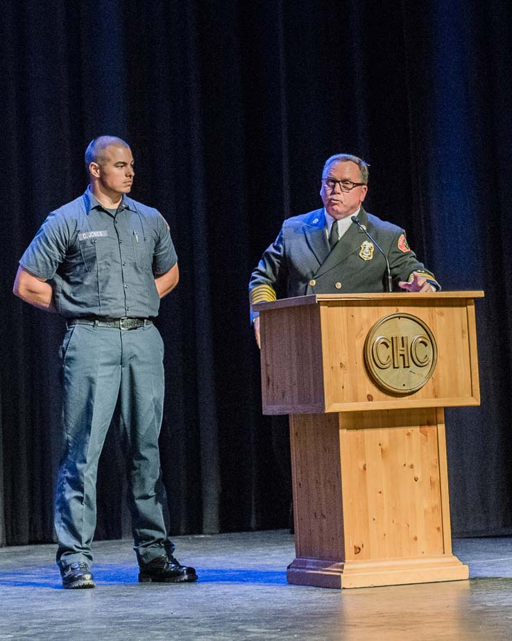 Graduation of Fire Academy Students