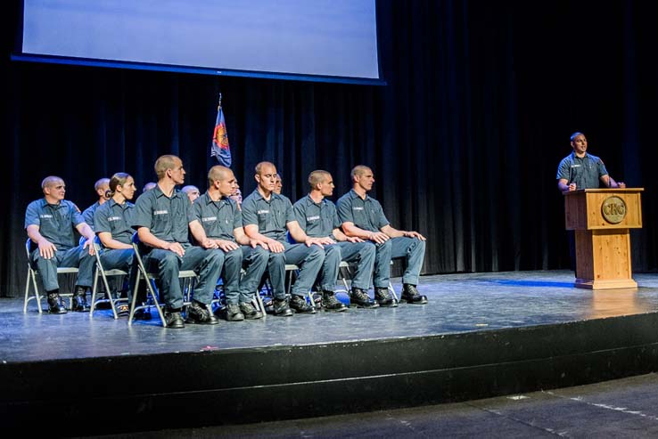 Graduation of Fire Academy Students