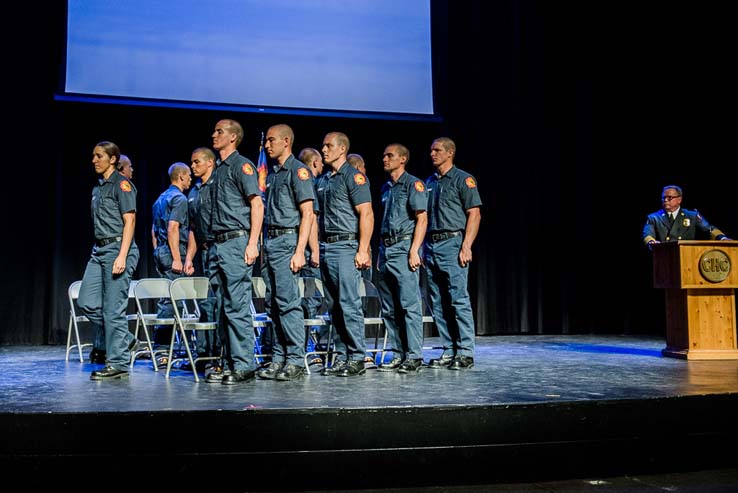 Graduation of Fire Academy Students