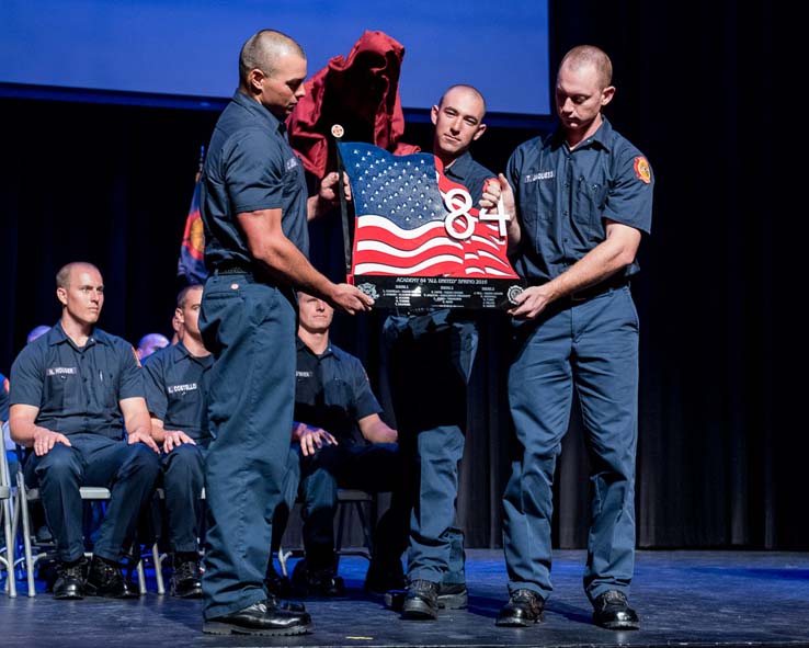 Graduation of Fire Academy Students