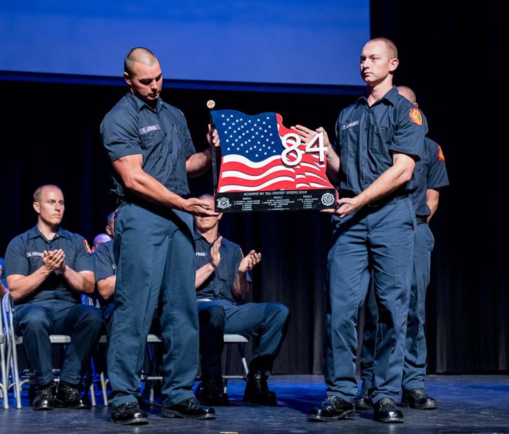 Graduation of Fire Academy Students