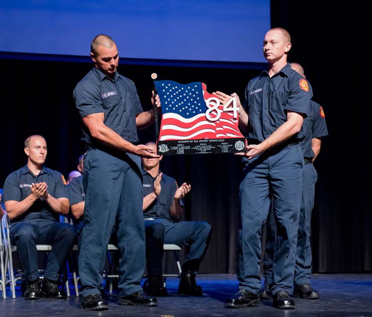 Graduation of Fire Academy Students