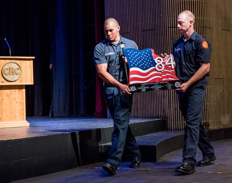 Graduation of Fire Academy Students