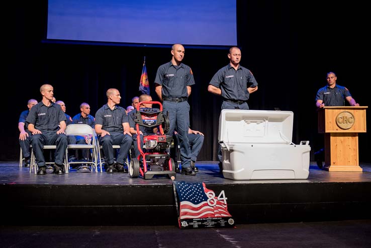 Graduation of Fire Academy Students