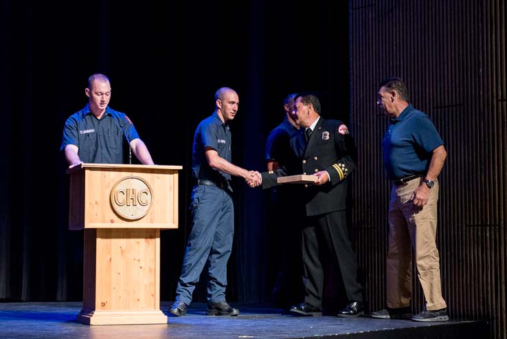 Graduation of Fire Academy Students