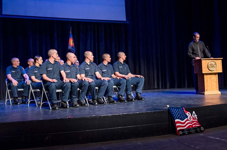 Graduation of Fire Academy Students