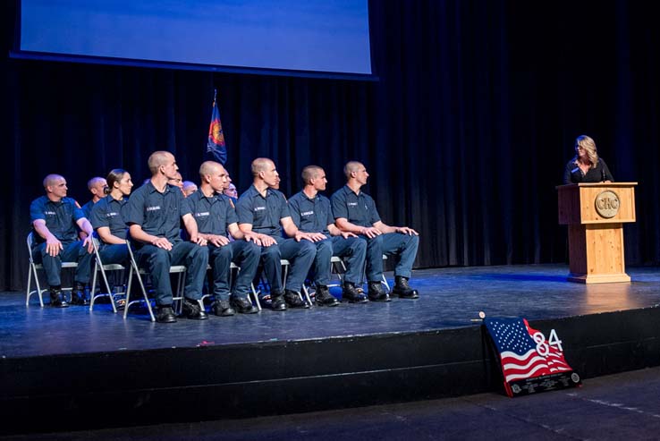 Graduation of Fire Academy Students