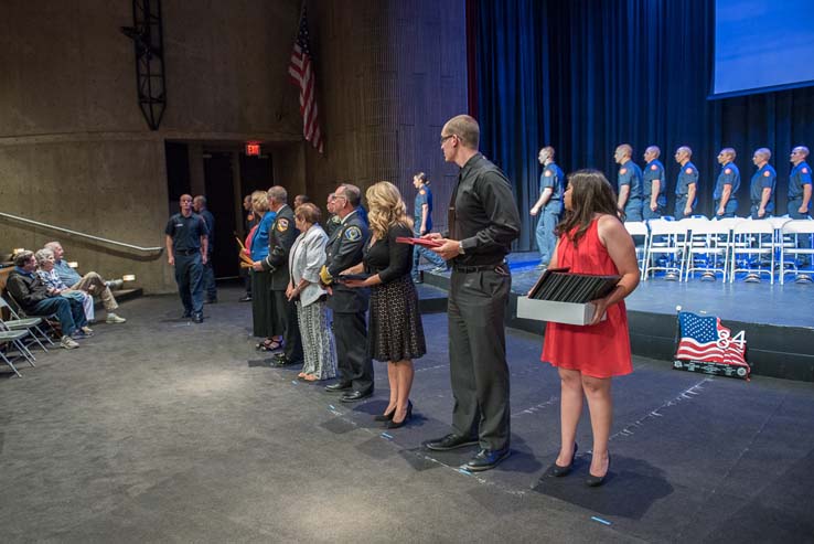 Graduation of Fire Academy Students