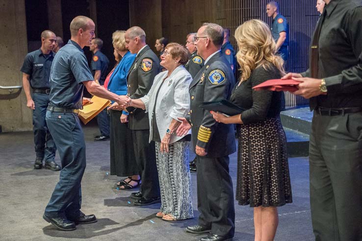 Graduation of Fire Academy Students