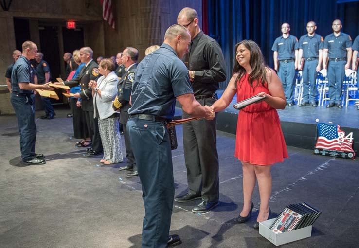 Graduation of Fire Academy Students