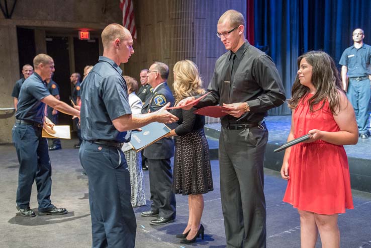 Graduation of Fire Academy Students