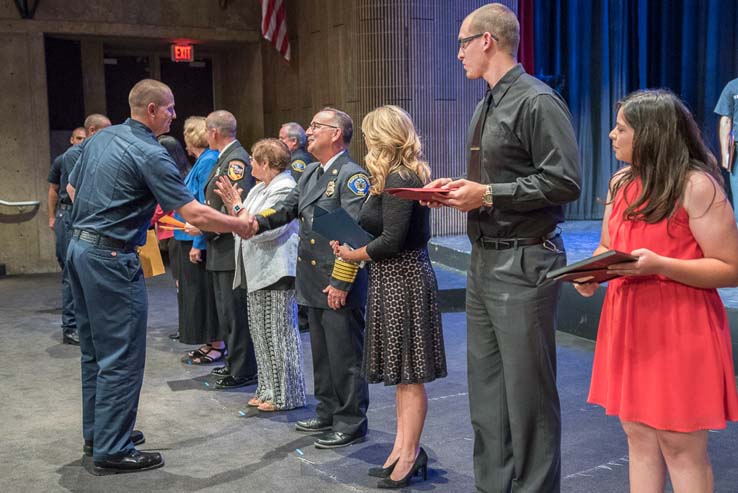 Graduation of Fire Academy Students