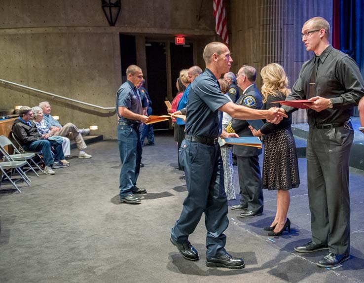 Graduation of Fire Academy Students