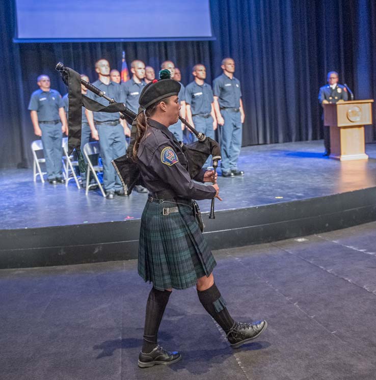 Graduation of Fire Academy Students