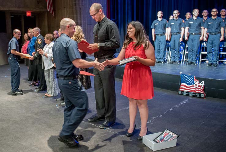 Graduation of Fire Academy Students