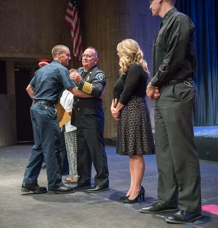 Graduation of Fire Academy Students