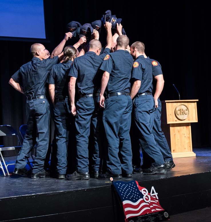 Graduation of Fire Academy Students