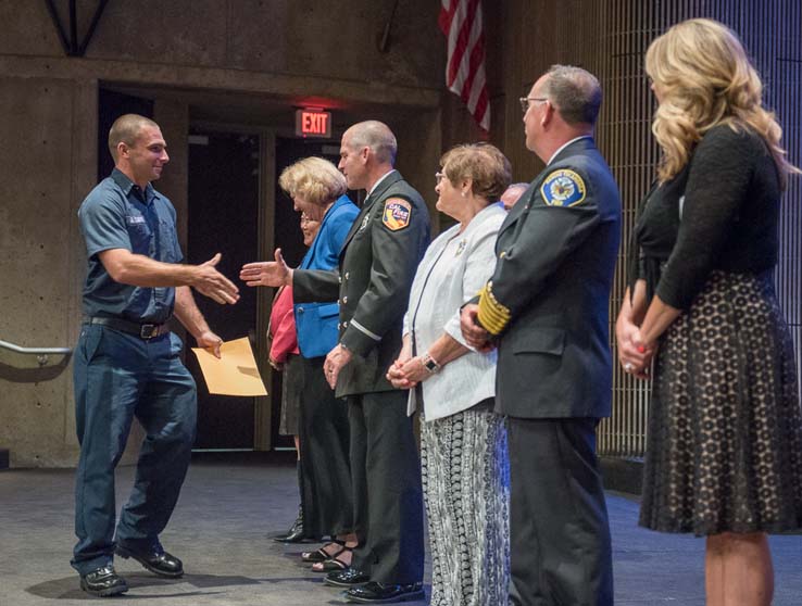 Graduation of Fire Academy Students