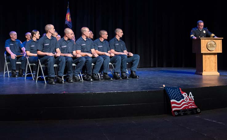 Graduation of Fire Academy Students