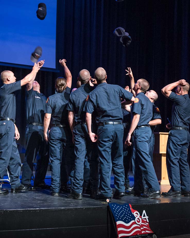 Graduation of Fire Academy Students