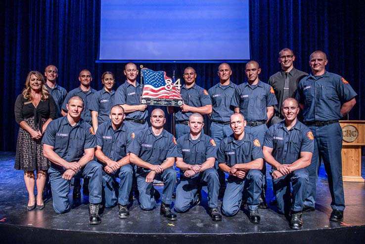 Graduation of Fire Academy Students