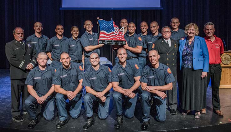 Graduation of Fire Academy Students