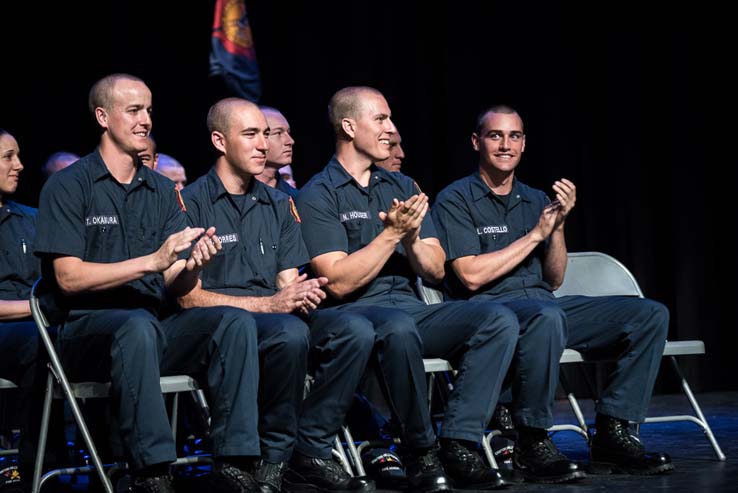 Graduation of Fire Academy Students