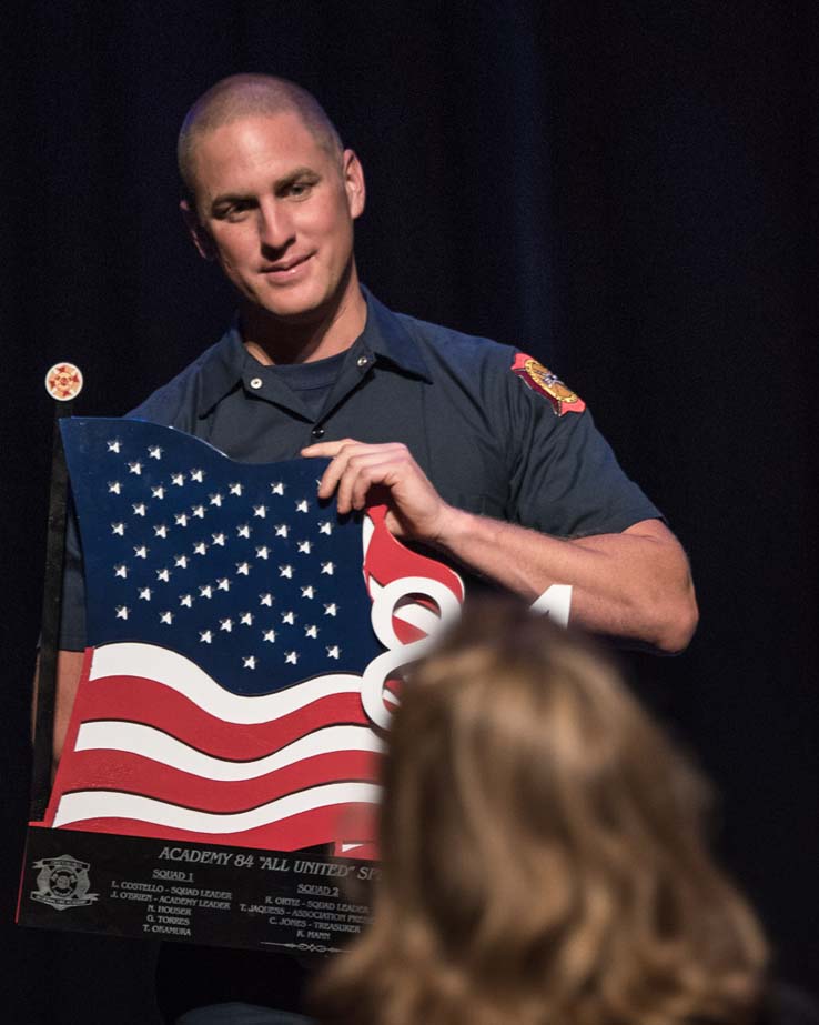 Graduation of Fire Academy Students