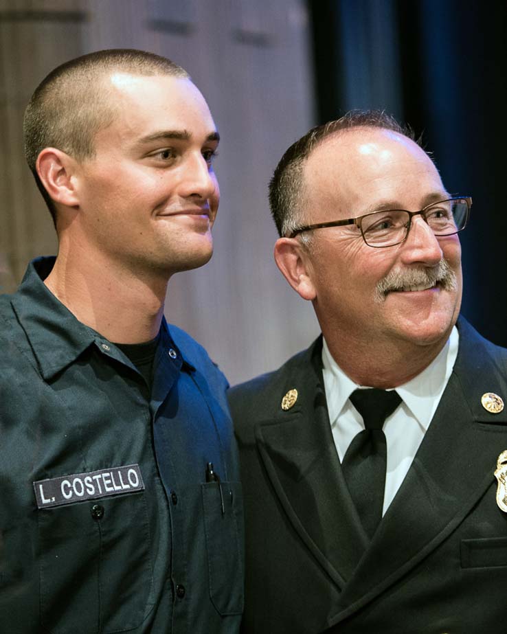 Graduation of Fire Academy Students