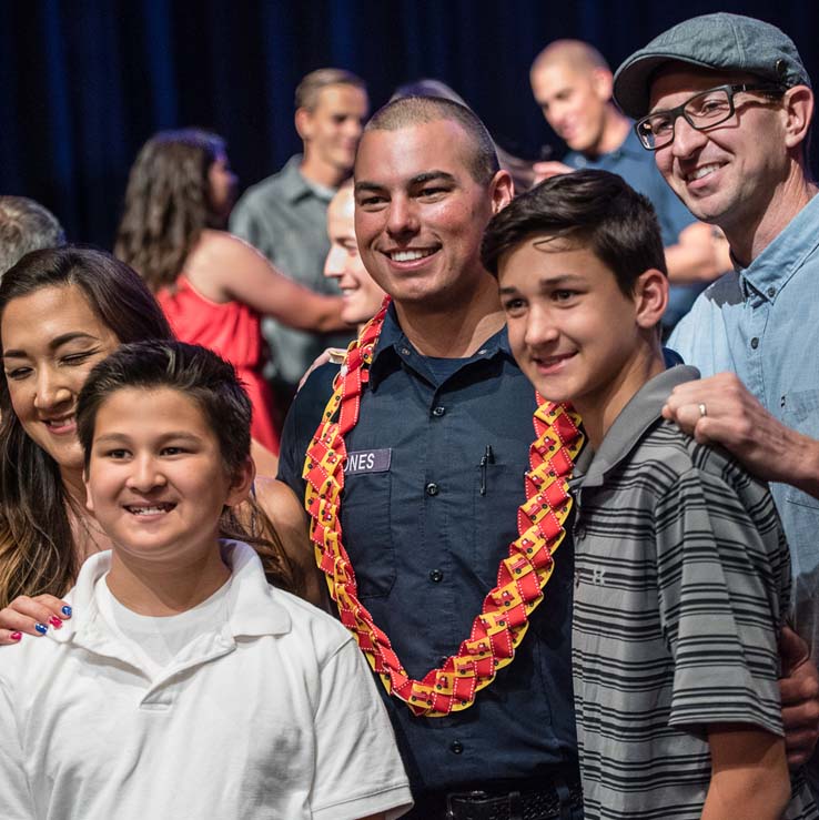 Graduation of Fire Academy Students