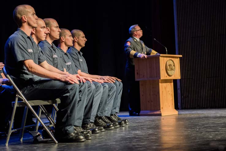 Graduation of Fire Academy Students