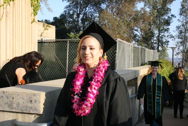 People celebrating commencement 2016