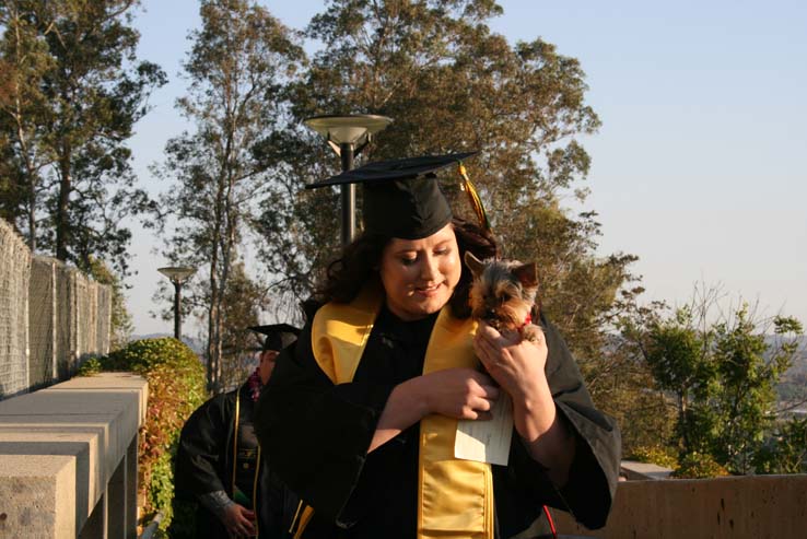 People celebrating commencement 2016