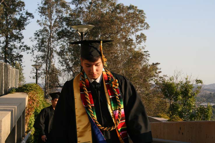 People celebrating commencement 2016