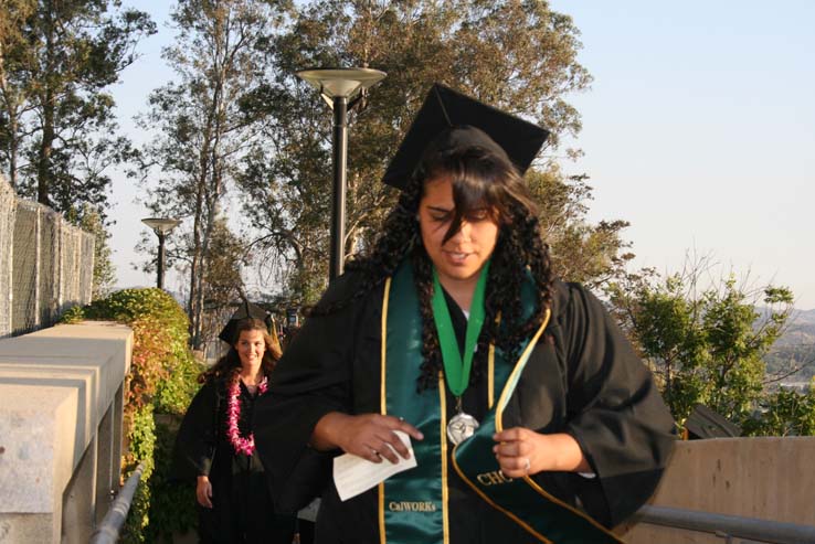 People celebrating commencement 2016