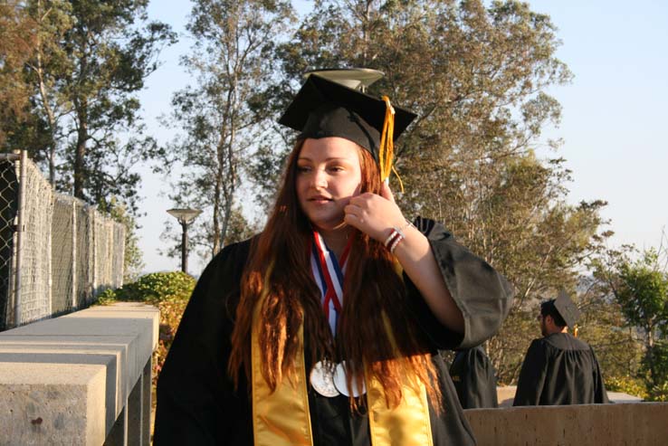 People celebrating commencement 2016