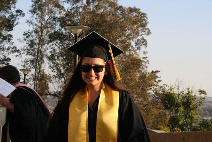 People celebrating commencement 2016