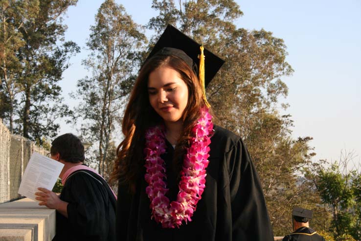 People celebrating commencement 2016