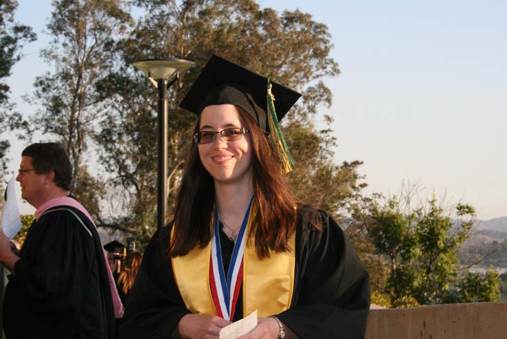 People celebrating commencement 2016