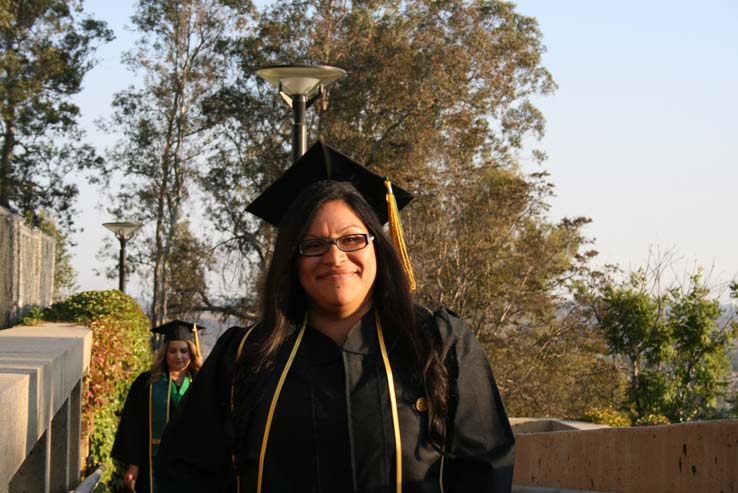 People celebrating commencement 2016