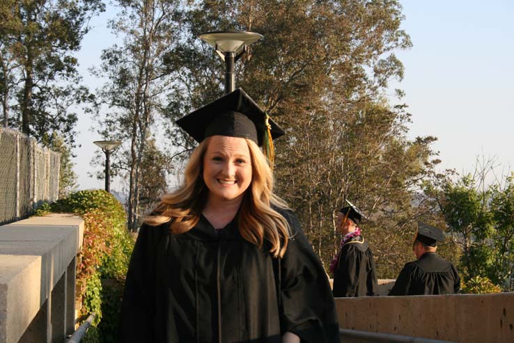 People celebrating commencement 2016