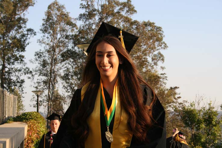 People celebrating commencement 2016